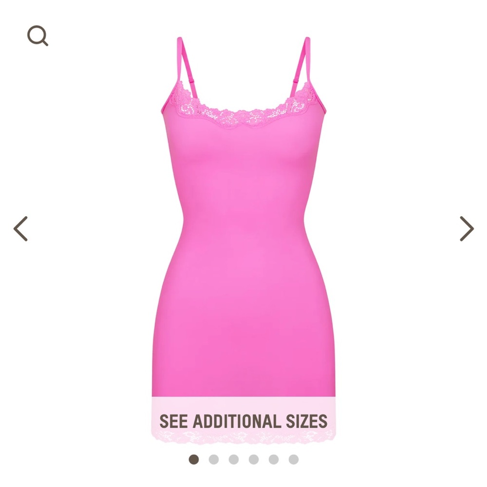 Skims fits everybody lace slip dress